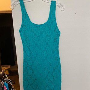 Simple Teal/Turquoise Dress